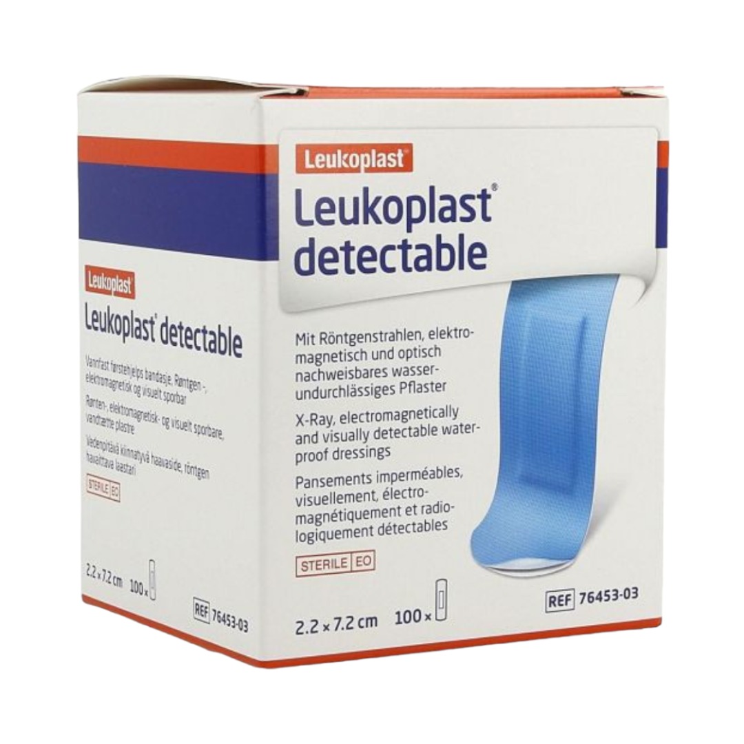 Leukoplast Detectable Sterile Azul 2.2 x 7.2Cm – Caja de 100 unds ...