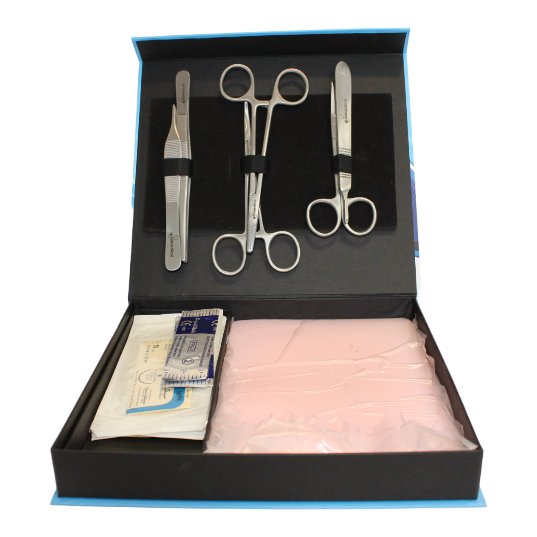 Kit de entrenamiento de ejercicios de sutura quirúrgica Kit de módulo de  entrenamiento de s Abanopi Herramienta de sutura